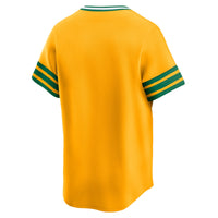 Athletics Nike Gold Cooperstown Collection Limited Jersey