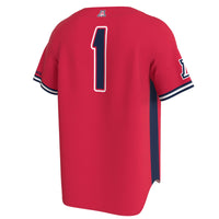 Arizona Wildcats GameDay Greats Lightweight Collegiate Baseball Fashion Jersey - Red