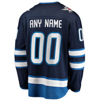 Winnipeg Jets Fanatics Blue Home Breakaway Custom Jersey