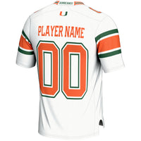 Miami Hurricanes GameDay Greats NIL Pick-A-Player Football Jersey - White
