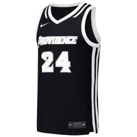 #24 Providence Friars Nike Replica Basketball Jersey - Black