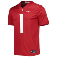 #1 Washington State Cougars Nike Untouchable Football Jersey - Crimson