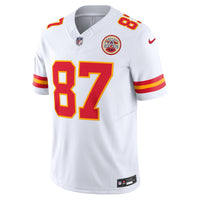 Kansas City Chiefs Travis Kelce Nike White Vapor F.U.S.E. Limited Jersey