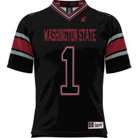 #1 Washington State Cougars GameDay Greats Football Jersey - Black