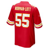 Kansas City Chiefs Omarr Norman-Lott Nike Red Team Game Jersey