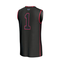#1 Florida Atlantic Owls GameDay Greats Lightweight Basketball Jersey - Black