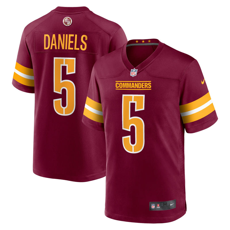Washington Commanders Jayden Daniels Nike Burgundy Player Game Jersey