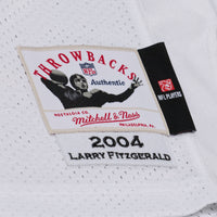 Arizona Cardinals Larry Fitzgerald Mitchell & Ness White 2004 Authentic Throwback Jersey