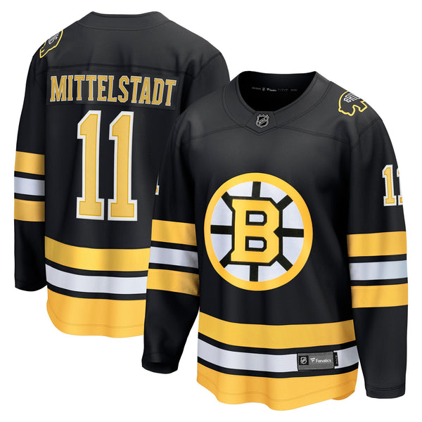 Boston Bruins Casey Mittelstadt Fanatics Black Home Breakaway Player Jersey