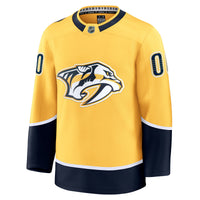 Nashville Predators Fanatics Gold Home Premium Custom Jersey