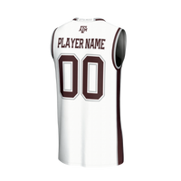 Texas A&M Aggies GameDay Greats Lightweight Collegiate Basketball NIL Pick-A-Player Fashion Jersey - White