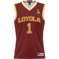 #1 Loyola Chicago Ramblers GameDay Greats Lightweight Basketball Jersey - Maroon