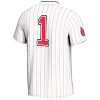 #1 Ball State Cardinals GameDay Greats Lightweight Softball Jersey - White