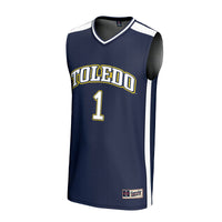 #1 Toledo Rockets GameDay Greats Lightweight Collegiate Basketball Fashion Jersey - Navy