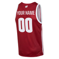 Wisconsin Badgers Under Armour Custom Alternate Basketball Jersey - Red