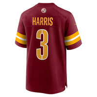 Washington Commanders Will Harris Nike Burgundy Team Game Jersey