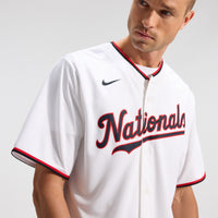 Washington Nationals CJ Abrams Nike White Home Replica Jersey