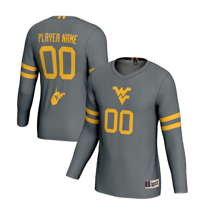 West Virginia Mountaineers GameDay Greats NIL Pick-A-Player Lightweight Volleyball Jersey - Gray