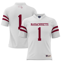 #1 UMass Minutemen GameDay Greats Football Jersey - White