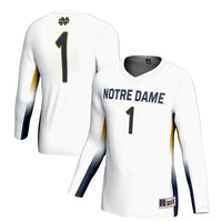 #1 Notre Dame Fighting Irish GameDay Greats Lightweight Volleyball Jersey - White