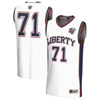 #71 Liberty Flames GameDay Greats Lightweight Basketball Fashion Jersey - White