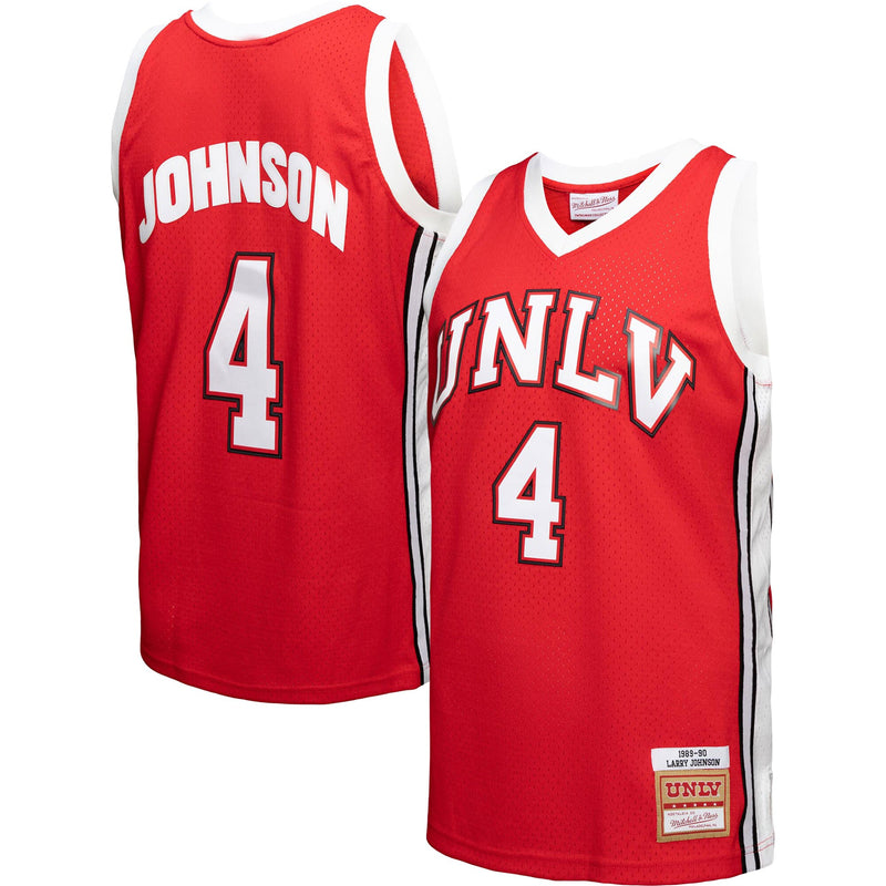 Larry Johnson UNLV Rebels Mitchell & Ness 1989/90 Player Swingman Jersey - Red