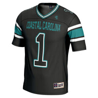 #1 Coastal Carolina Chanticleers GameDay Greats Endzone Football Jersey - Black