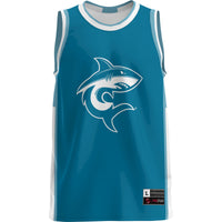 Hawaii Pacific Sharks GameDay Greats Lightweight Basketball Jersey - Teal