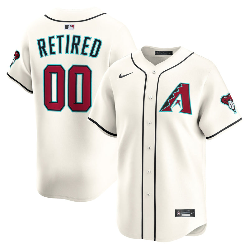 Arizona Diamondbacks Nike Cream Home Limited Pick-A-Player Retired Roster Jersey