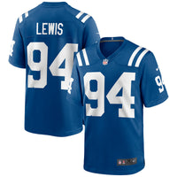 Indianapolis Colts Tyquan Lewis Nike Royal Game Jersey