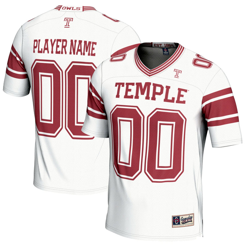 Temple Owls GameDay Greats NIL Pick-A-Player Football Jersey - White