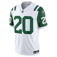 New York Jets Breece Hall Nike White Classic Alternate Vapor F.U.S.E. Limited Jersey