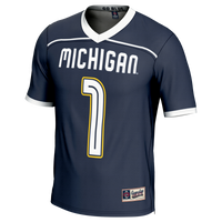 #1 Michigan Wolverines GameDay Greats Lightweight Lacrosse Fashion Jersey - Navy