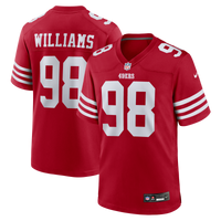 San Francisco 49ers Mykel Williams Nike Scarlet Team Game Jersey
