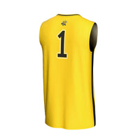 #1 Wichita State Shockers GameDay Greats Lightweight Basketball Fashion Jersey - Yellow