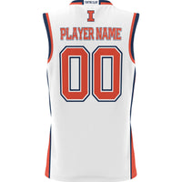 Illinois Fighting Illini GameDay Greats Lightweight NIL Pick-A-Player Basketball Jersey - White