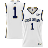#1 Georgia Southern Eagles GameDay Greats Lightweight Basketball Jersey - White