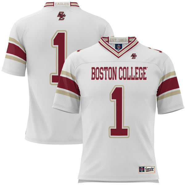 #1 Boston College Eagles GameDay Greats Football Jersey - White