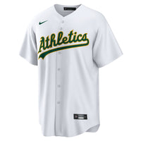 Athletics Luis Severino Nike White Home Replica Jersey
