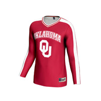 Oklahoma Sooners GameDay Greats #1 Lightweight Volleyball Fashion Jersey - Crimson