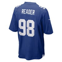 New York Giants D.J. Reader Nike Royal Game Jersey