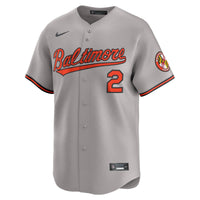 Baltimore Orioles Gunnar Henderson Nike Gray Road Limited Player Jersey