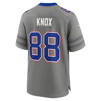 Buffalo Bills Dawson Knox Nike Gray Nickel City Game Jersey