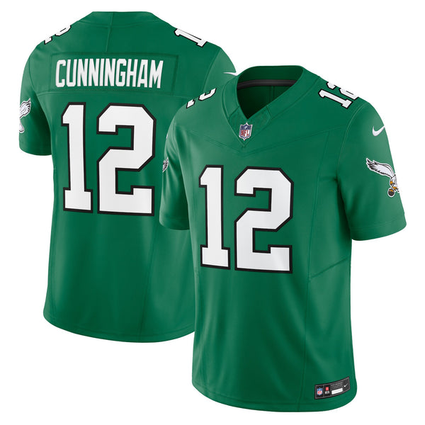 Philadelphia Eagles Randall Cunningham Nike Kelly Green Alternate Vapor F.U.S.E. Limited Jersey