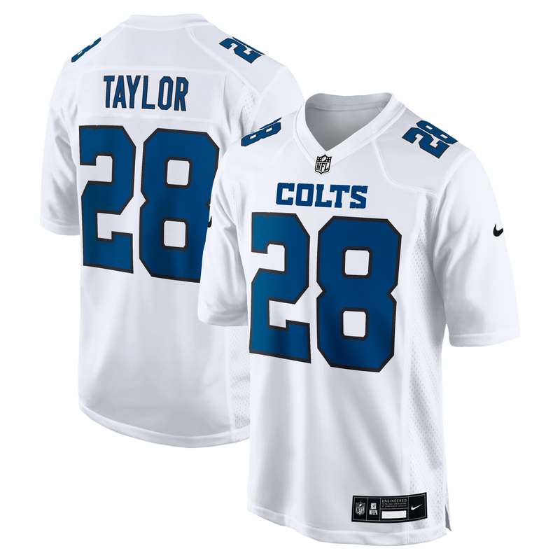 Indianapolis Colts Jonathan Taylor Nike Tundra White Fashion Game Jersey