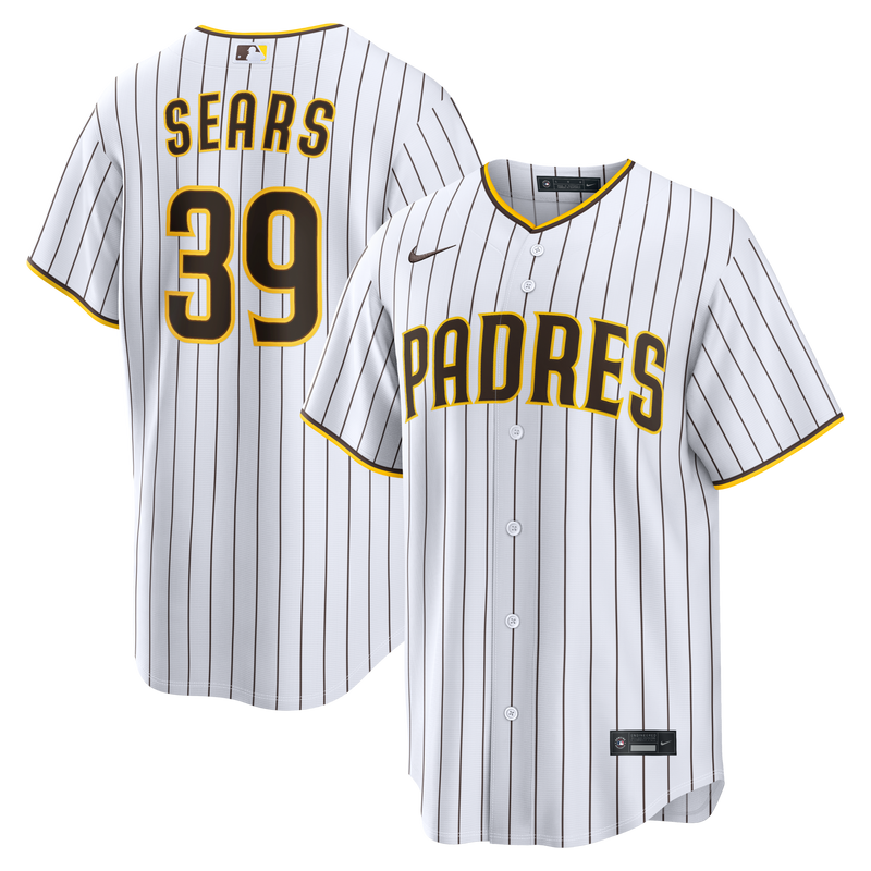 San Diego Padres JP Sears Nike White Home Replica Jersey
