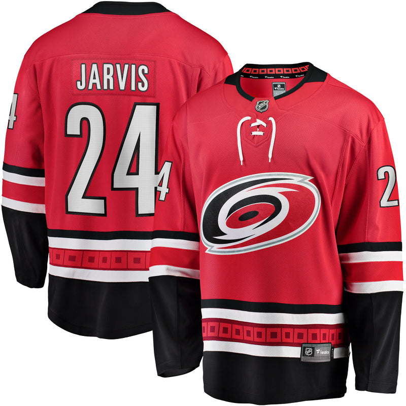 Carolina Hurricanes Seth Jarvis Fanatics Red Alternate Breakaway Player Jersey