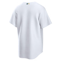 Athletics Nike White Home Replica Jersey