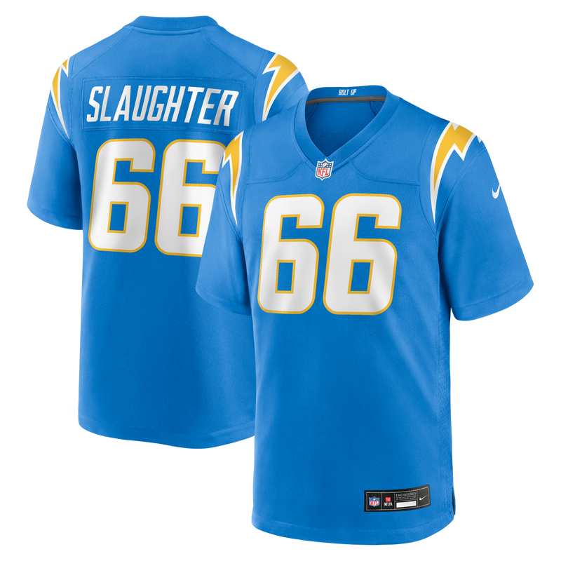 Los Angeles Chargers Jake Slaughter Nike Powder Blue Team Game Jersey