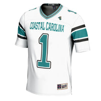 #1 Coastal Carolina Chanticleers GameDay Greats Football Jersey - White